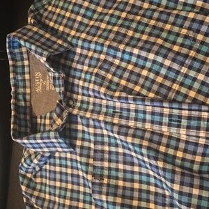 Austin clothing co xl button up  plaid shirt